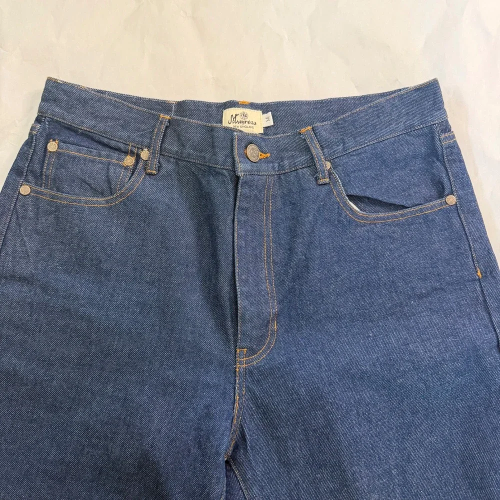 Manresa New England Mens Dark Wash Denim Jeans Size M‎ Bootcut Flare